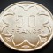Moneda exotica 50 FRANCI CFA - AFRICA CENTRALA (GABON), anul 1998 * 4637= UNC + LUCIU