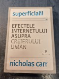 Efectele internetului asupra creierului uman Nicholas Carr