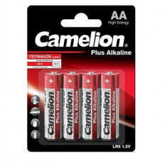 Baterie Camelion Plus Alkaline AA R6 1,5V alcalina set 4 buc.