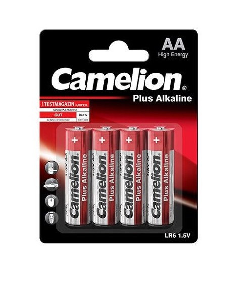 Baterie Camelion Plus Alkaline AA R6 1,5V alcalina set 4 buc.