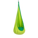Cumpara ieftin Fotoliu balansoar suspendat din textil verde Siesta 60x70x150 cm