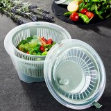Strecurătoare Salată, Plastic, Capacitate 4.4L, Culoare Verde