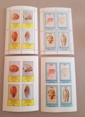 EYNHALLOW HOLY ISLAND SCOTLAND CRUSTACEE 4 MINI COLI DANTELAT SI NEDANTELAT MNH
