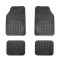 Covorase auto universale ajustabile Carguard &ndash; 68 x 44 cm / 44 x 34 cm PVC &ndash; negru Best CarHome