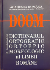 DOOM - Dictionarul ortografic, ortoepic si morfologic al limbii romane foto