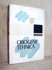 Criogenie tehnica - C. Stamatescu