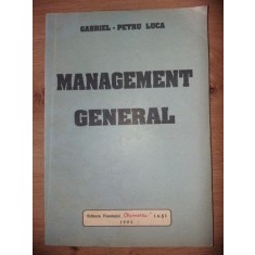 Management general- Gabriel-Petru Luca