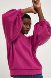 Cumpara ieftin Answear Lab hanorac de bumbac femei, culoarea roz, neted