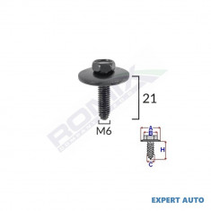 Surub fixare elemente exterior pentru renault 6x21mm set 5 buc UNIVERSAL Universal #6