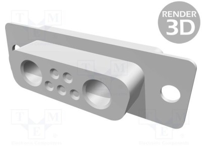 HARTING D-Sub speciali PIN: 7 mufă mamă pe cablu lipire 5A foto