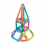 Joc magnetic de constructie Sky Rocket, +3 ani, 21 piese, MGS17, Magspace