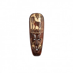 Masca din lemn cu tematica africana Lion