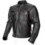 Geaca moto piele Adrenaline Boston, negru, marime 4XL