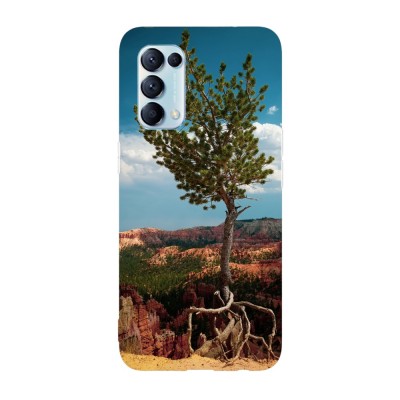 Husa compatibila cu Oppo Find X3 Lite model Green Leafed Tree, Silicon, TPU, Viceversa foto
