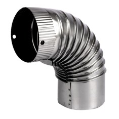 Cot pentru soba pe lemne 90˚ &oslash;120mm&nbsp;0.4mm,&nbsp;Zincat FarmGarden AgroTrade