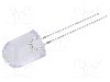 Dioda LED, 10mm, alb rece, 22000...25000mcd, 20mA, 2,8...3,6V, OPTOSUPPLY - OSW4DKA131B