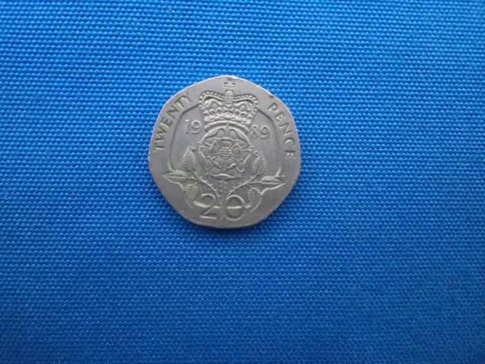 20 PENCE 1989 -ANGLIA / ELISABETA II