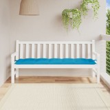 VidaXL Pernă de bancă, albastru deschis, 180x50x7 cm, material oxford