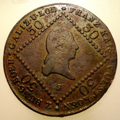 E.026 AUSTRIA FRANZ I 30 KREUZER 1807 S