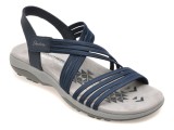 Cumpara ieftin Sandale SKECHERS bleumarin, REGGAE SLIM, din material textil