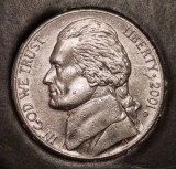 5 centi USA - SUA - 2001 D, America de Nord