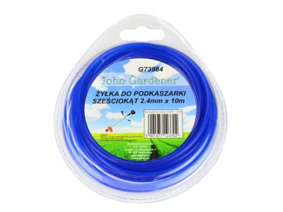 Rola fir pentru masini de tuns iarba, hexagonala, din plastic o, 2.4mm x 10m foto