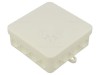 Cutie de conexiuni IP55 100x100x40mm albă