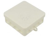 Cutie de conexiuni IP55 100x100x40mm albă