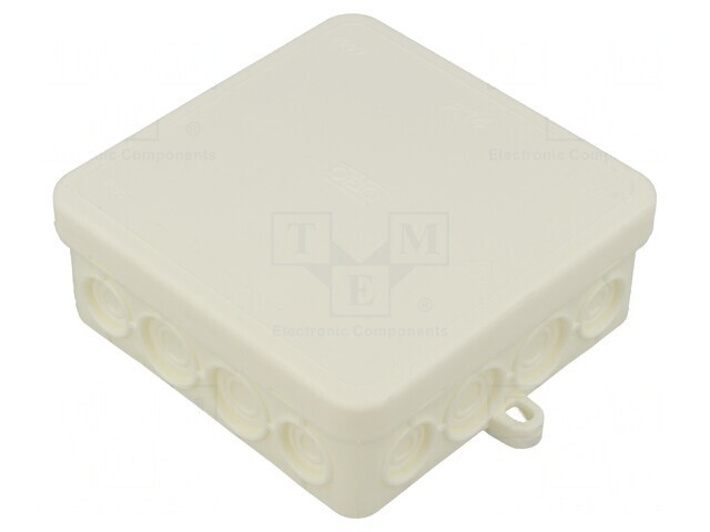 Cutie de conexiuni IP55 100x100x40mm albă