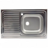 Cumpara ieftin Chiuveta pentru masca Zilan ZLN3736 din inox, cuva dreapta, anticalcar, 80 x 50 cm