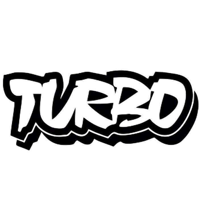 Sticker Auto , zTurbo, , Autocolant Tuning ORACAL pentru Masini Sport