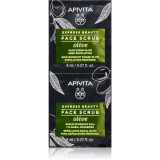 Apivita Express Beauty Olive peeling intensiv de curățare faciale 2 x 8 ml