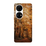 Husa compatibila cu Huawei Nova Y70 model Falling leaves, Silicon, TPU, Viceversa, Transparent, Carcasa