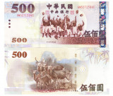 Taiwan 500 Dolari 2004 P-1996 UNC