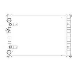 Radiator racire motor Seat Cordoba (6k1, 6k2), Ibiza 2 (6k1); Vw Polo Classic/ Variant (6kv/0)