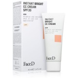 Face D Instant Bright crema CC hidratanta SPF 20 culoare Light 40 ml
