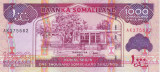 Bancnota Somaliland 1.000 Shilingi 2011 - P20a UNC