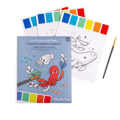 Planse preilustrate pentru pictura Aventurile lui Paulie Moulin Roty foto