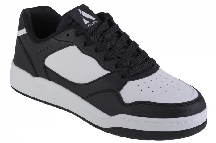 Pantofi pentru adidași Skechers Koopa-Volley Low Varsity 183240-BKW alb