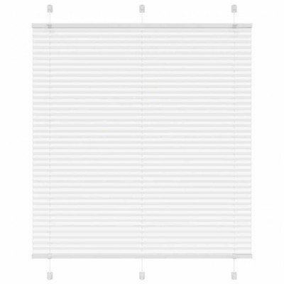 vidaXL Jaluzea plisată alb 115x100 cm Lățime țesătură 114,4 cm 4015486 foto