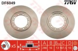 Disc frana FORD TRANSIT platou / sasiu (2006 - 2014) TRW DF6049