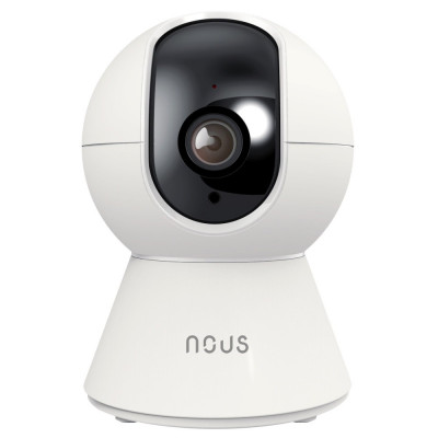 Camera de supraveghere IP WIFI NOUS W5 Smart, Interior, 2K Ultra HD, 3MP, Detectare micare, Night vison, Rotire foto