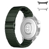Curea polimer compatibila cu Samsung Galaxy Watch Ultra2, Telescoape QR, 22mm, Carbon Green