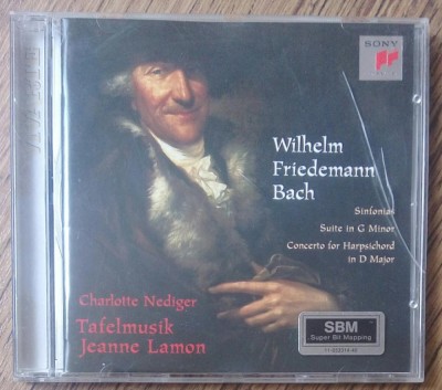 CD Bach - Sinfonias/Suite In G Minor/Concerto For Harpsichord In D Major *20 BIT foto