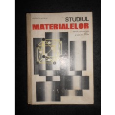 POPESCU NICULAE - STUDIUL MATERIALELOR (1974)