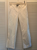 Cumpara ieftin Pantaloni dama TRUSSARDI, mas. 42 2+1 gratis, Lungi, Alb, Bumbac, TRUSSARDI JEANS