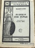 A, CRT Regalista ,Biblioteca Minerva - Mizeria unei copile - Nr. 232 - Maxim Gorki
