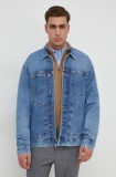 Pepe Jeans geacă din denim bărbați, de tranziție