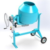 Betoniera C190 SR OMAER, putere motor 1CP, Transmisie cu Reductor, Functionare Silentioasa, alimentare 230V, 115kg