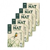 Set 5 topuri Hartie copiator NAT A4, 75 g/mp, 500 coli/top, culoare natur